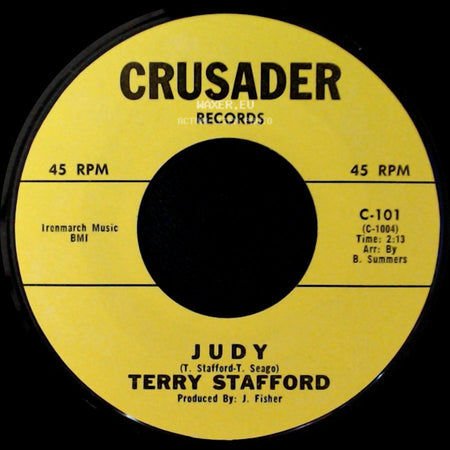Terry Stafford - Suspicion / Judy side B