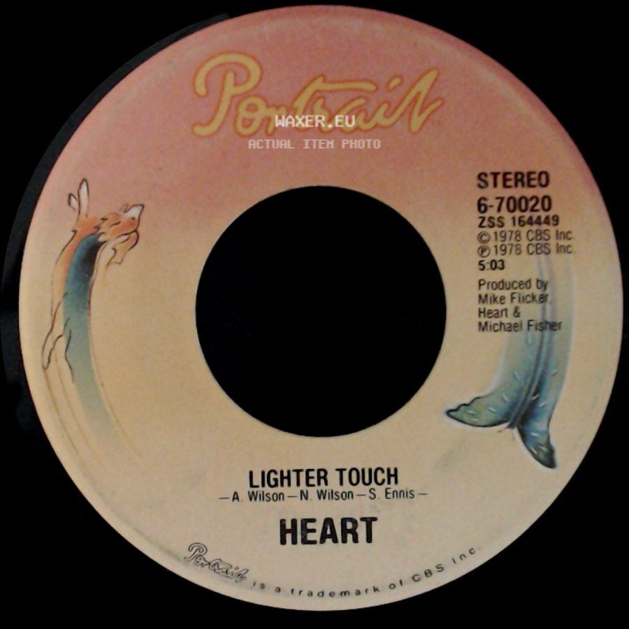Heart - Lighter Touch / Straight On side A