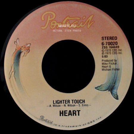 Heart - Lighter Touch / Straight On side A