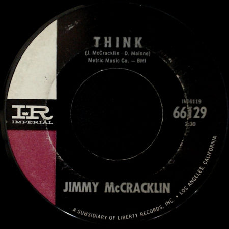 Jimmy Mccracklin - Steppin' Up In Class / Think side B