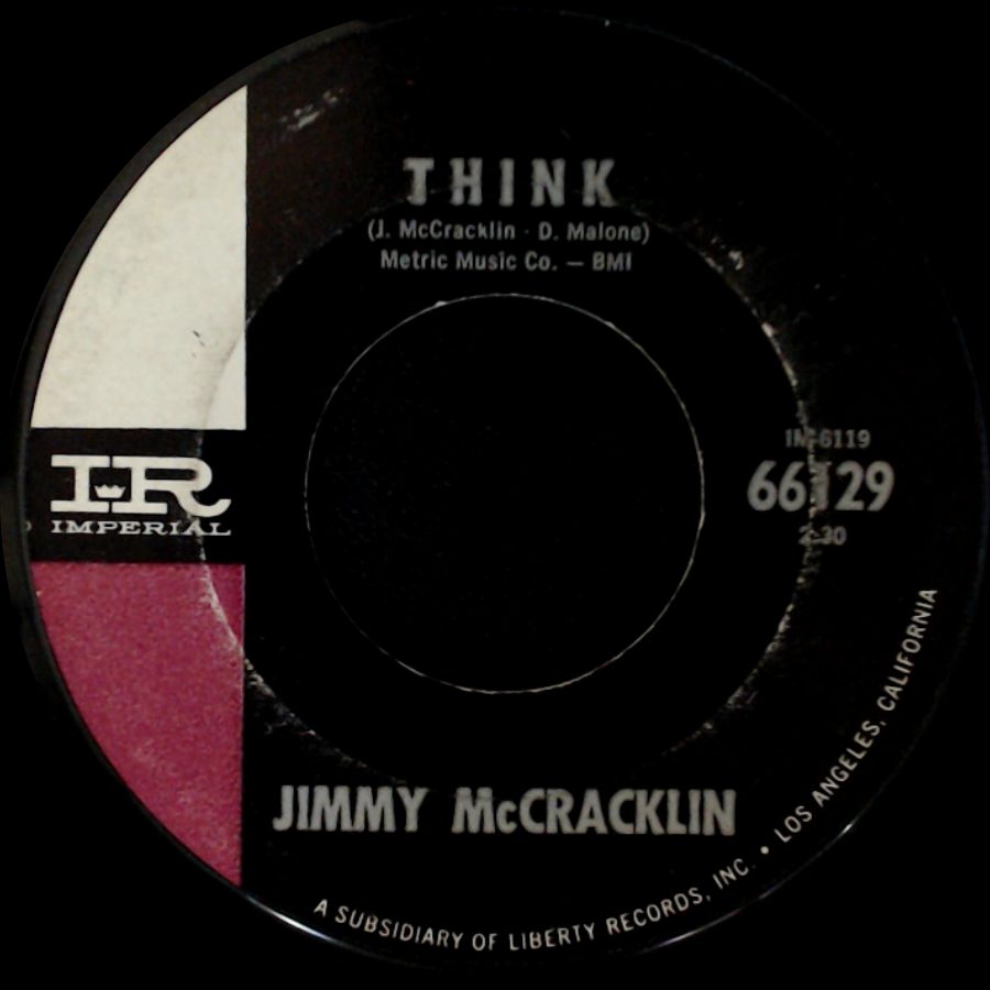Jimmy Mccracklin - Steppin' Up In Class / Think side B