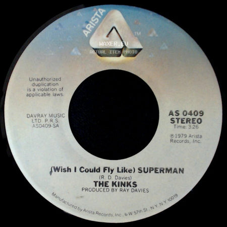 The Kinks - (Wish I Could Fly Like) Superman / Low Budget side A