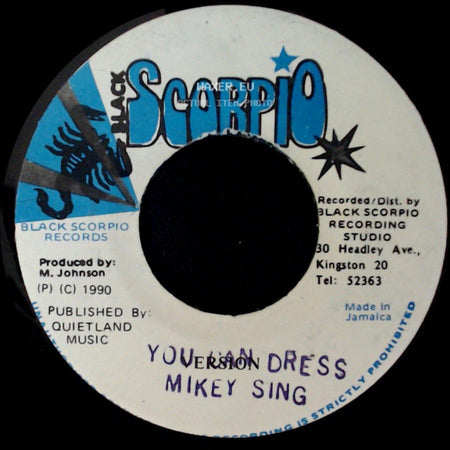 Mikey Sing - Version / You Can Dress Version side B