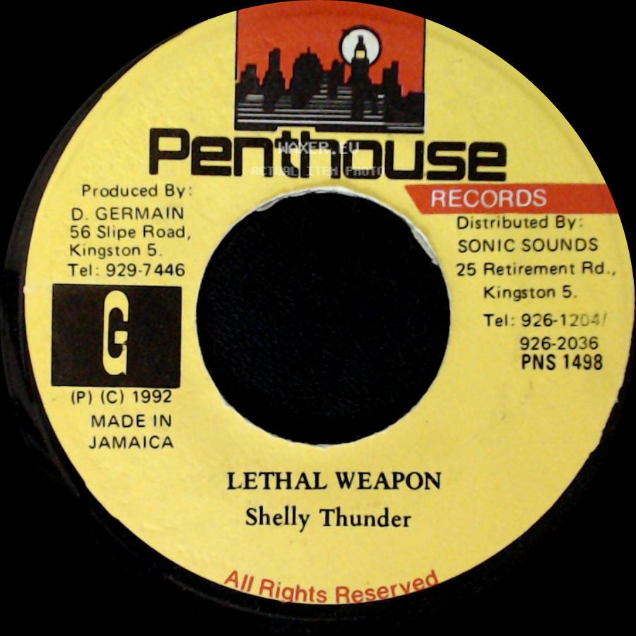 Shelly Thunder - Lethal Weapon / Unknown Title B side A