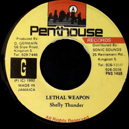 Shelly Thunder - Lethal Weapon / Unknown Title B side A