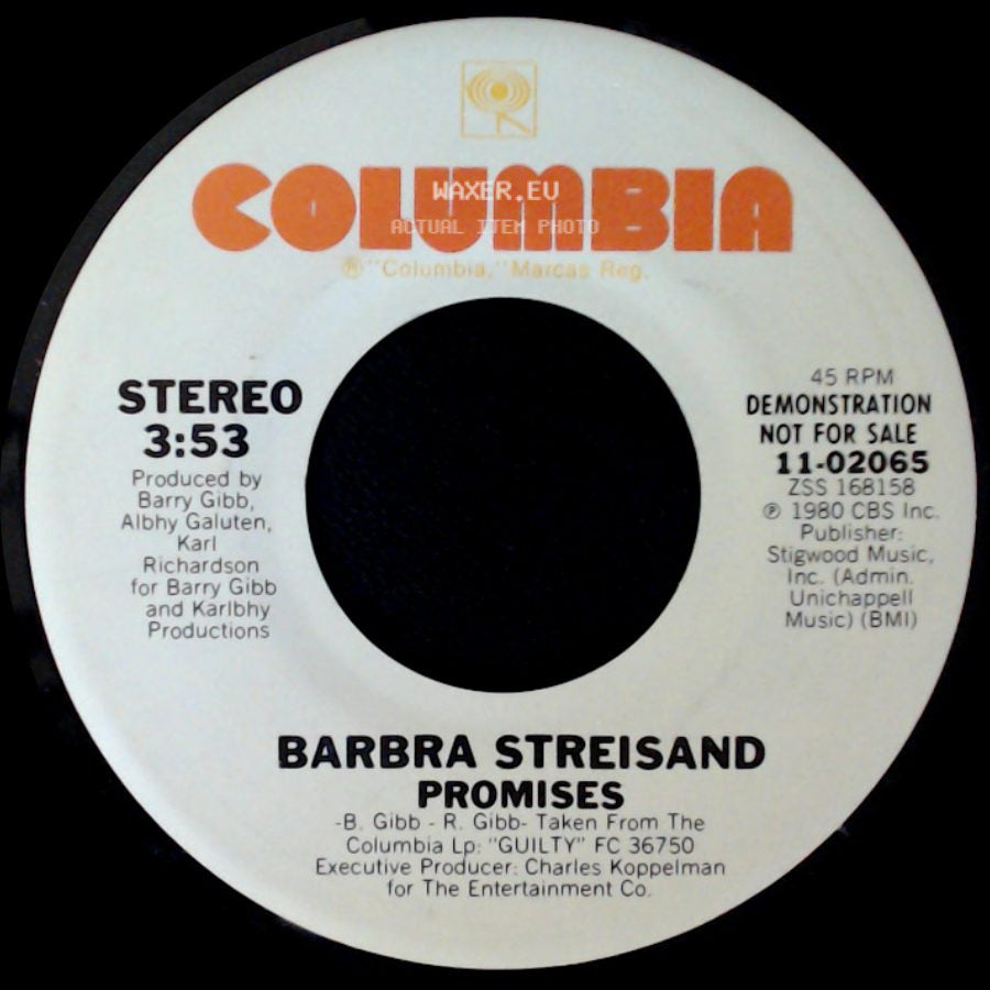 Barbra Streisand - Promises / Promises side A