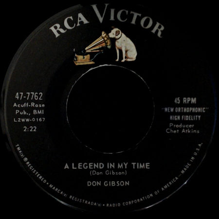 Don Gibson - A Legend In My Time / Far, Far Away side A