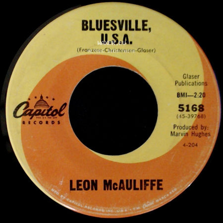 Leon Mcauliffe - Things To Remember / Bluesville, U.S.A. side B