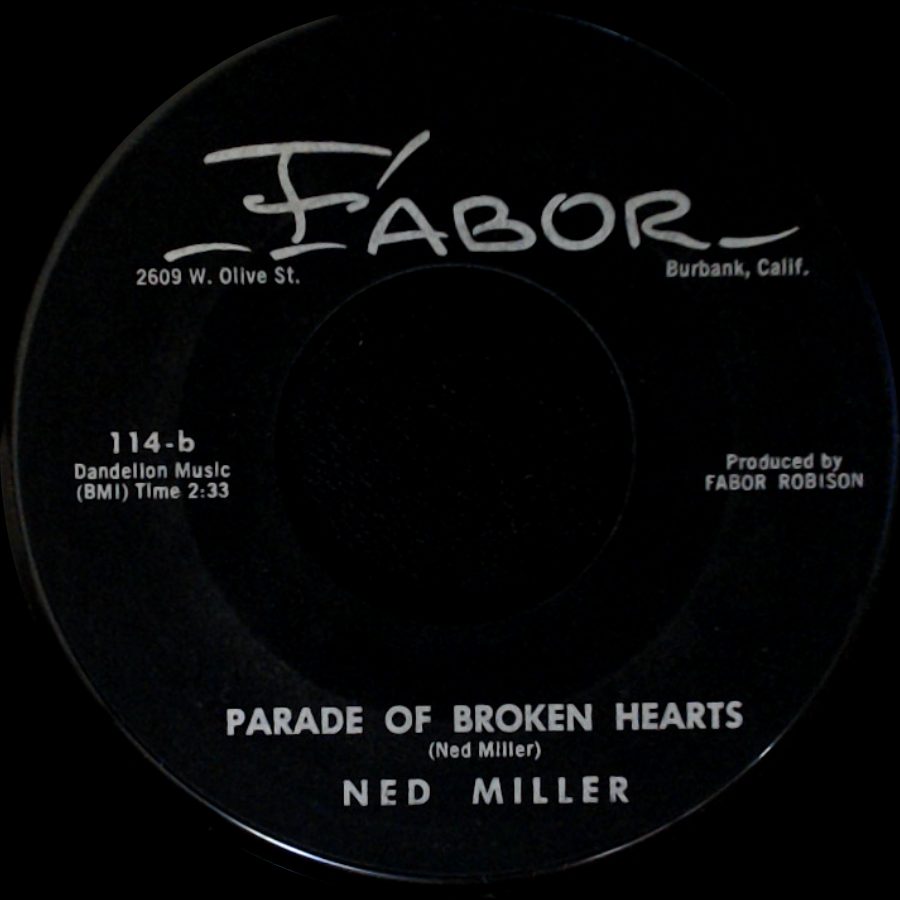 Ned Miller - Parade Of Broken Hearts / From A Jack To A King side A