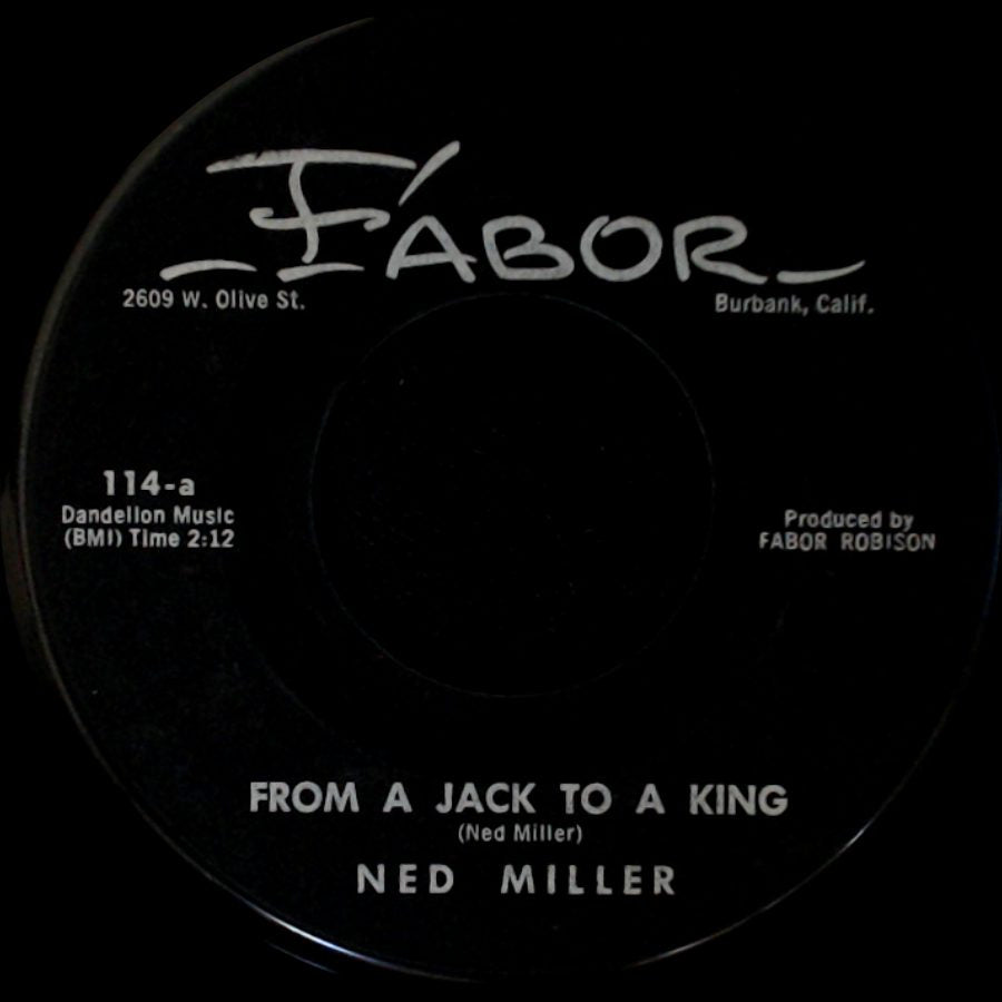 Ned Miller - Parade Of Broken Hearts / From A Jack To A King side B