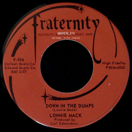 Lonnie Mack - Memphis / Down In The Dumps side B