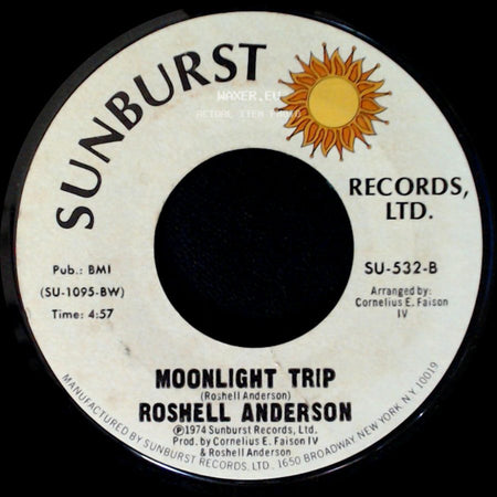 Roshell Anderson - Moonlight Trip / I'm Crackin' Up side A