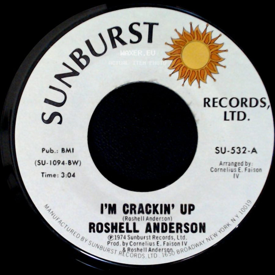 Roshell Anderson - Moonlight Trip / I'm Crackin' Up side B