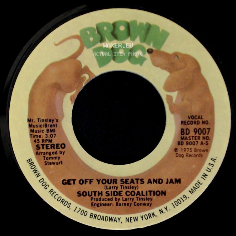 South Side Coalition - Get Off Your Seats And Jam / Get Off Your Seats And Jam side B