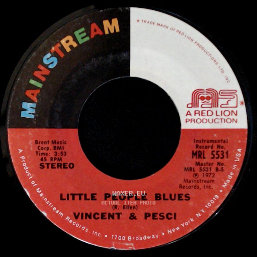 Vincent & Pesci - Little People Blues / Can You Fix The Way I Talk For Christmas side A