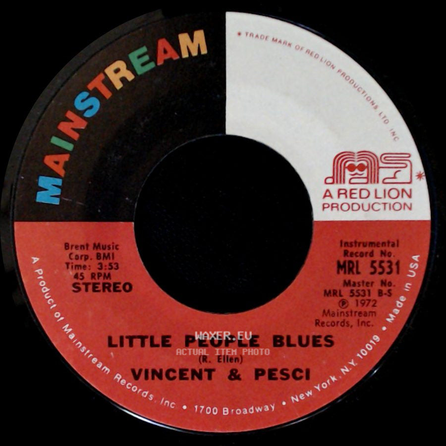 Vincent & Pesci - Little People Blues / Can You Fix The Way I Talk For Christmas side A