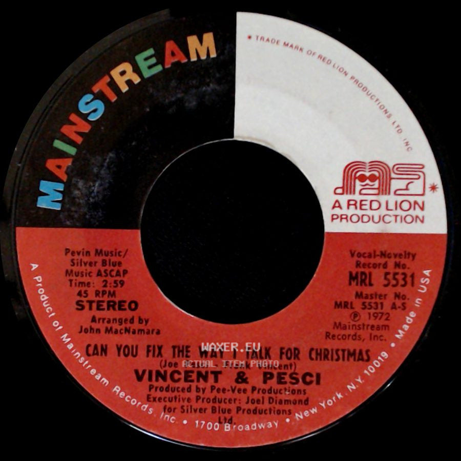 Vincent & Pesci - Little People Blues / Can You Fix The Way I Talk For Christmas side B