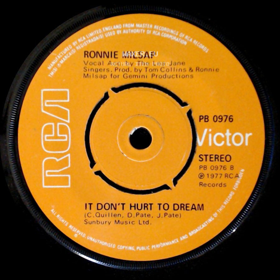 Ronnie Milsap - It Don't Hurt To Dream / It Was Almost Like A Song side A