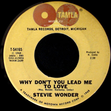 Stevie Wonder - Why Don't You Lead Me To Love / Shoo-Be-Doo-Be-Doo-Da-Day side A
