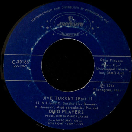 Ohio Players - Skin Tight / Jive Turkey (Part 1) side B