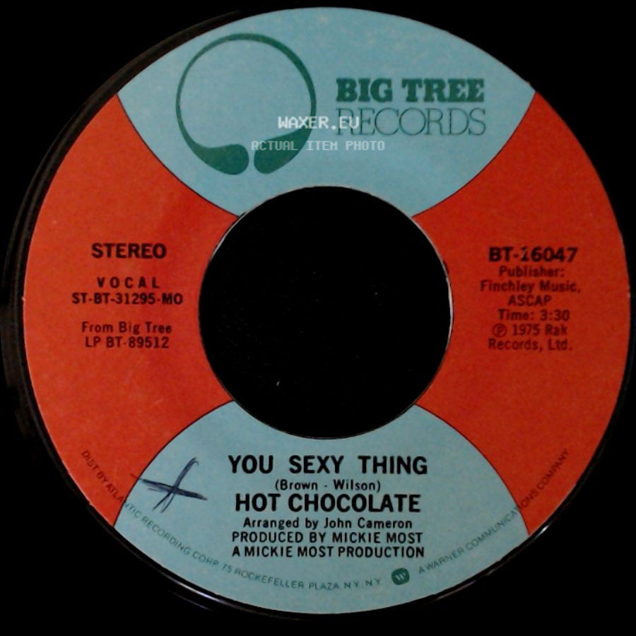 Hot Chocolate - You Sexy Thing / Amazing Skin Song side A