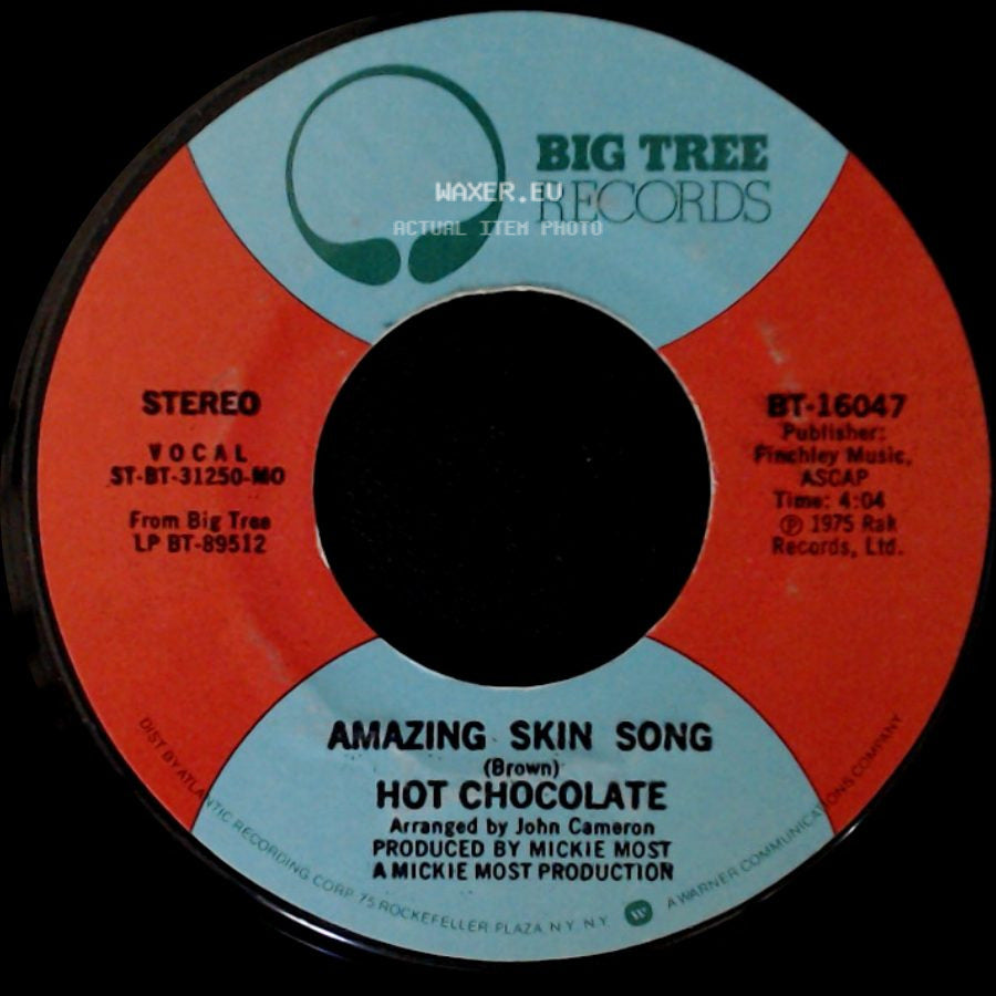 Hot Chocolate - You Sexy Thing / Amazing Skin Song side B