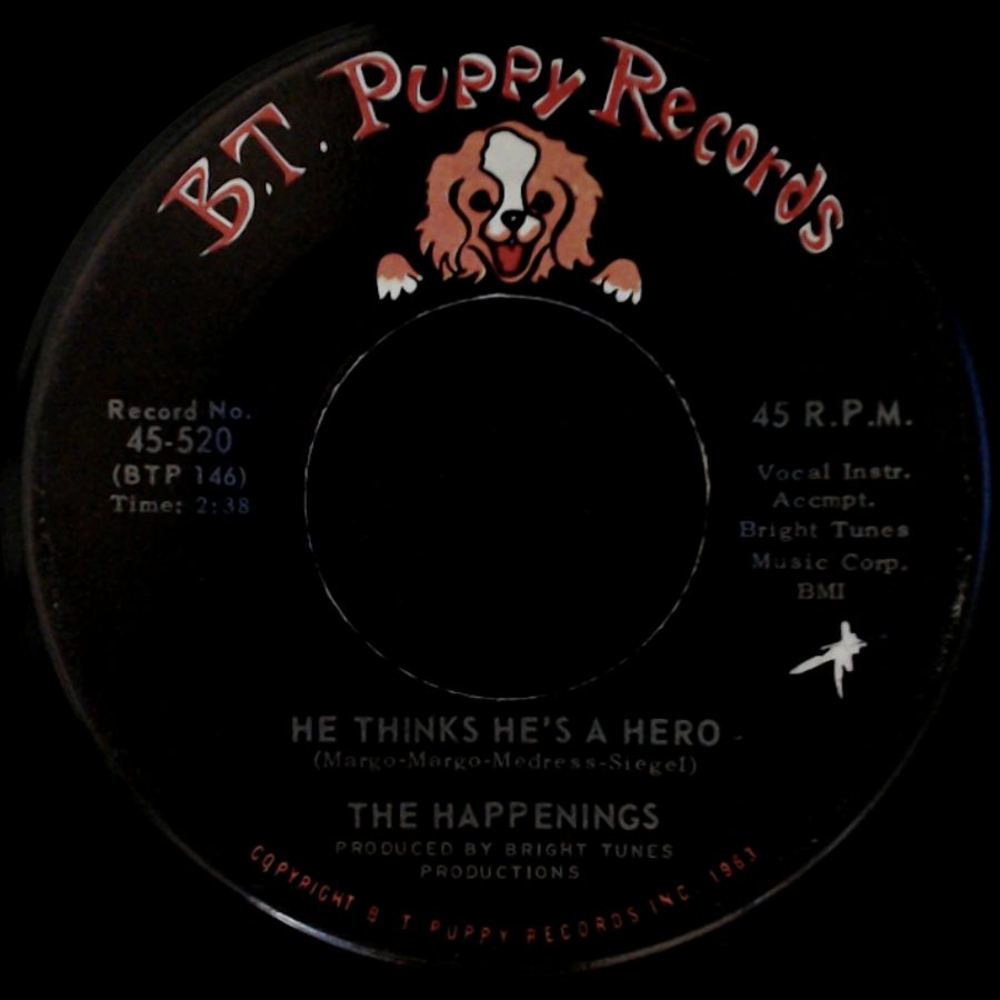 The Happenings - See You In September / He Thinks He's A Hero side B