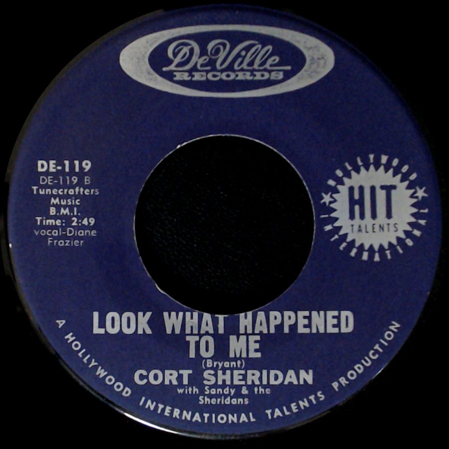 Cort Sheridan With Sandy & The Sheridans - Sir Michael / Look What Happened To Me side B