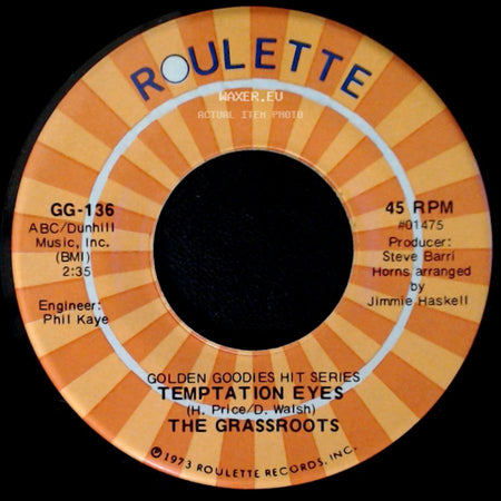 The Grassroots - Come On And Say It / Temptation Eyes side B