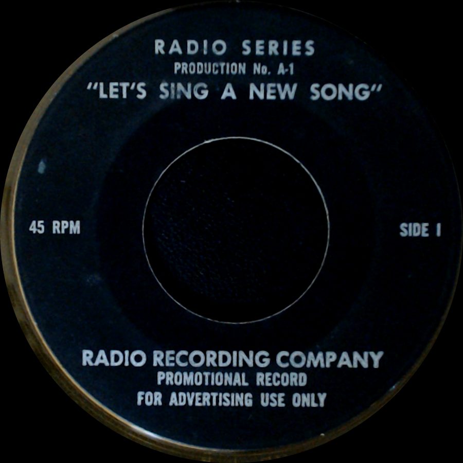 Unknown Artist - Let's Sing A New Song / Let's Sing A New Song side A