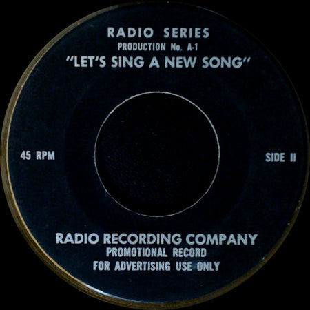 Unknown Artist - Let's Sing A New Song / Let's Sing A New Song side B