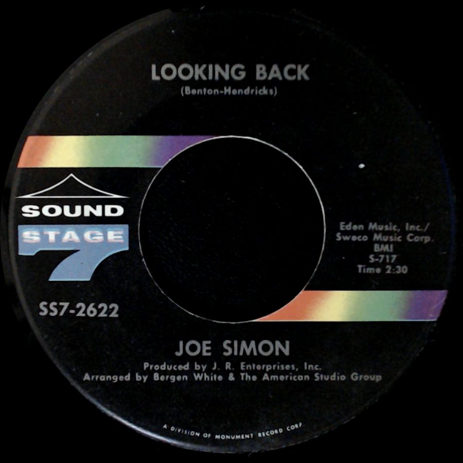 Joe Simon - Looking Back / Standing In The Safety Zone side A