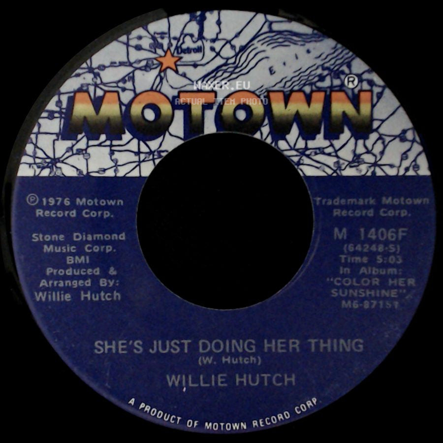 Willie Hutch - Let Me Be The One, Baby / She's Just Doing Her Thing side B