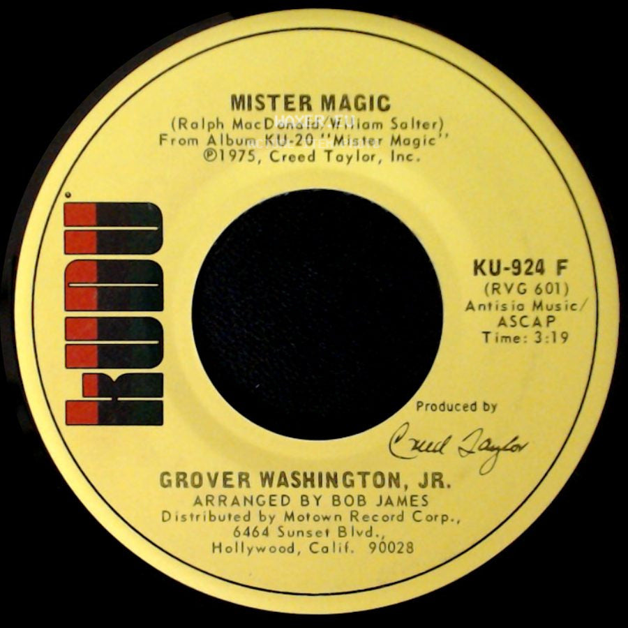 Grover Washington, Jr. - Black Frost / Mister Magic side B