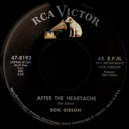 Don Gibson - After The Heartache / Anything New Gets Old side A