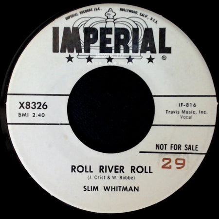 Slim Whitman - Roll River Roll / Twilla Lee side A