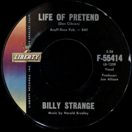 Billy Strange - Life Of Pretend / I'm Still Trying side A