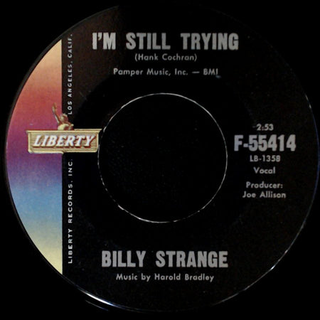 Billy Strange - Life Of Pretend / I'm Still Trying side B