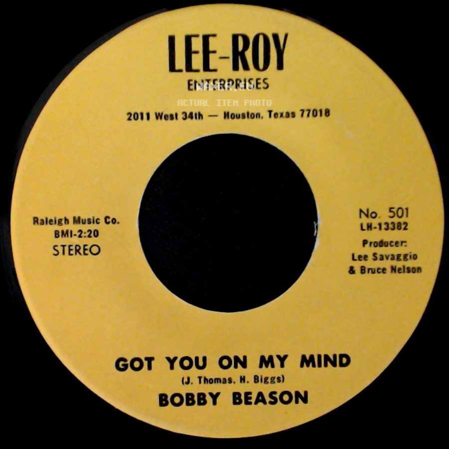 Bobby Beason - Got You On My Mind / Sixteen Candles side A