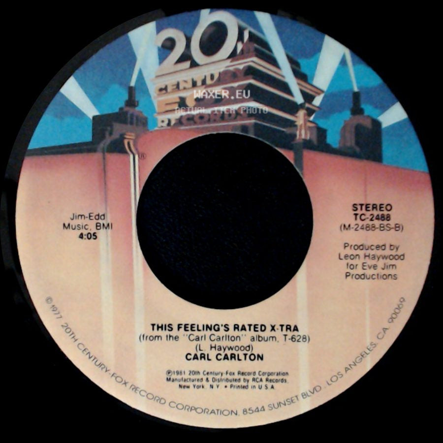 Carl Carlton - She's A Bad Mama Jama (She's Built, She's Stacked) / This Feeling's Rated X-Tra side B