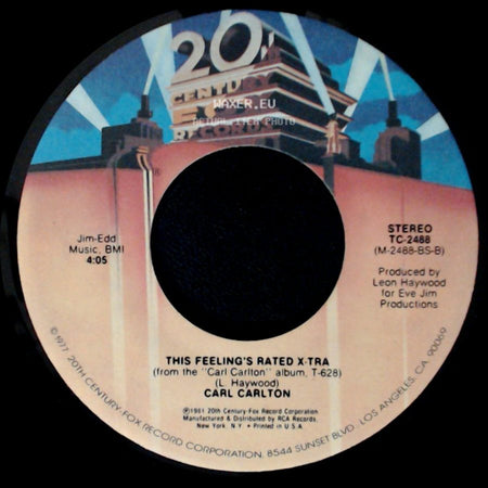 Carl Carlton - She's A Bad Mama Jama (She's Built, She's Stacked) / This Feeling's Rated X-Tra side B