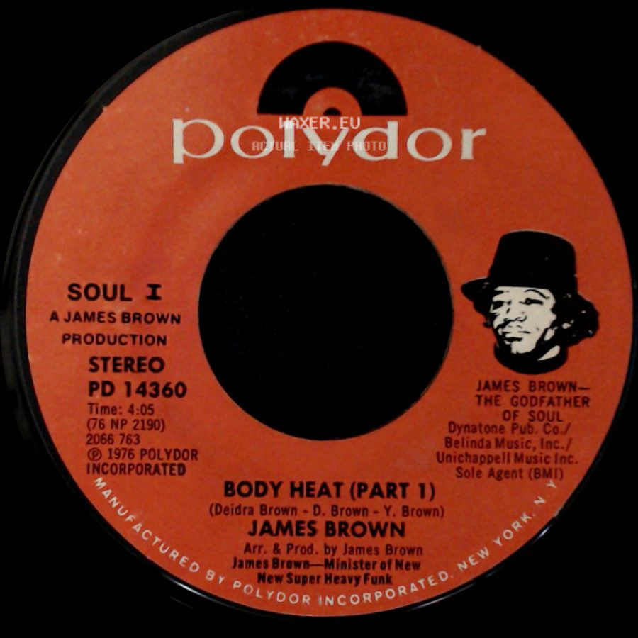 James Brown - Body Heat (Part 2) / Body Heat (Part 1) side B