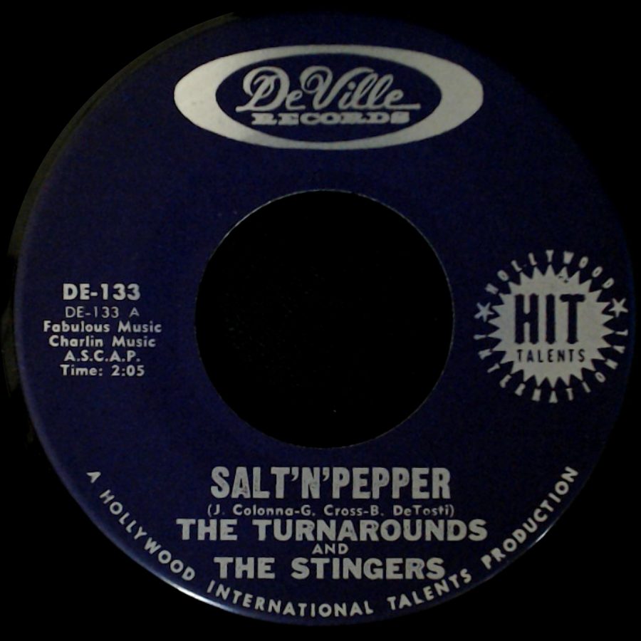 The Turnarounds And The Stingers - Salt'n'pepper / Hollywood side A