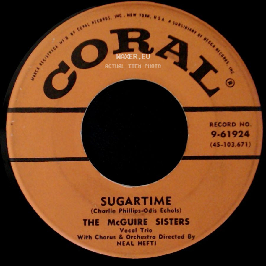 The Mcguire Sisters - Sugartime / Banana Split side A