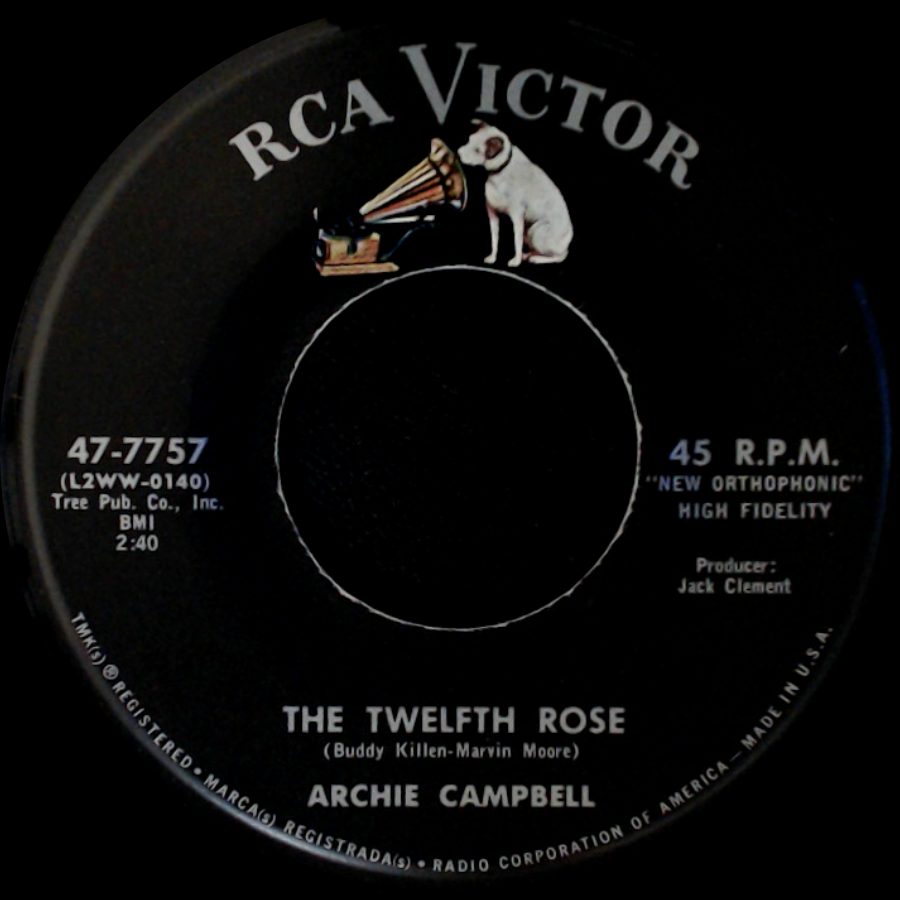 Archie Campbell - Make Friends / The Twelfth Rose side B