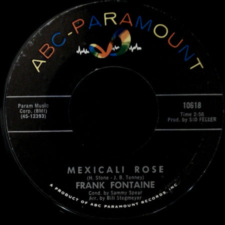 Frank Fontaine - I'm Counting On You / Mexicali Rose side B