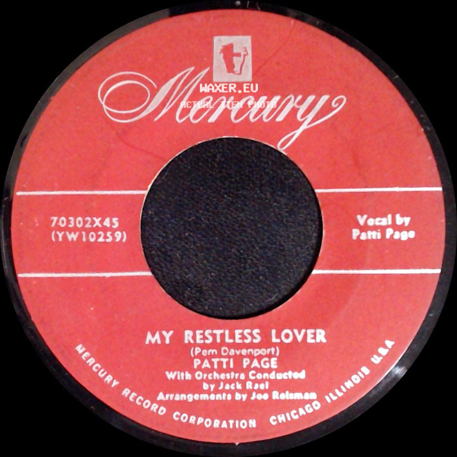 Patti Page - My Restless Lover / Cross Over The Bridge side A