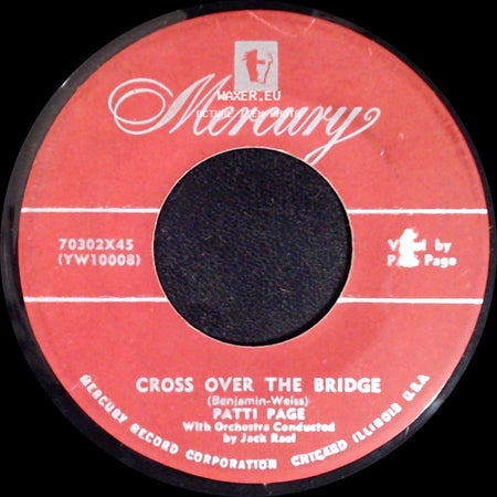 Patti Page - My Restless Lover / Cross Over The Bridge side B