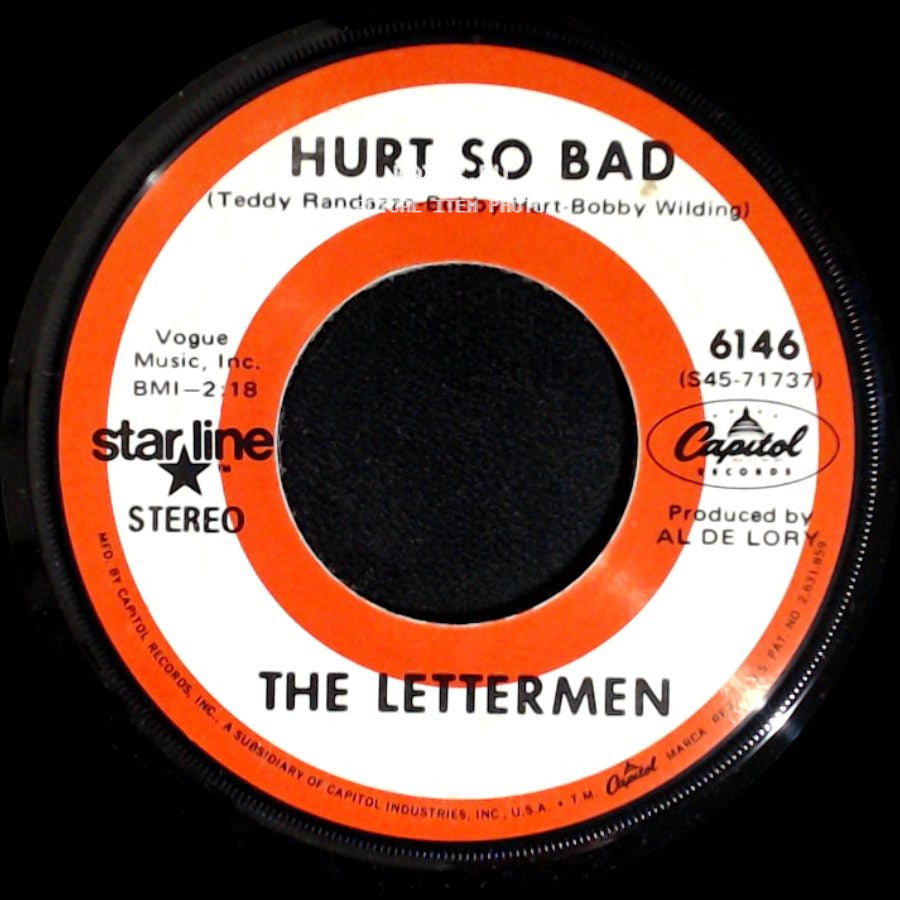 The Lettermen - Hurt So Bad / Goin' Out Of My Head side A