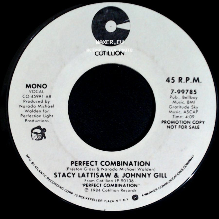 Stacy Lattisaw & Johnny Gill - Perfect Combination / Perfect Combination side A